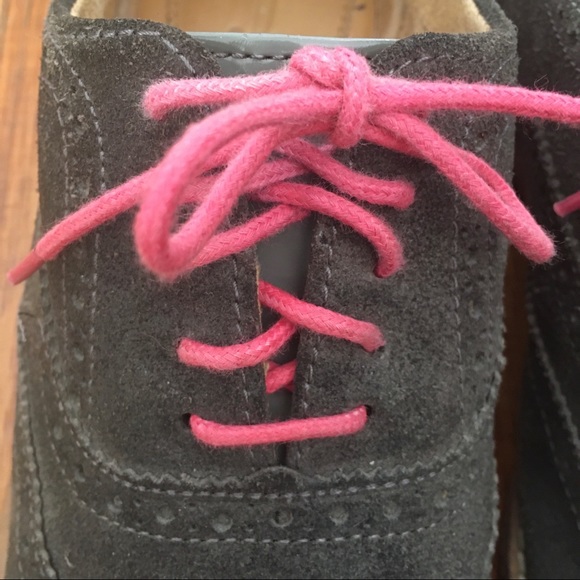 J Shoes Grey Suède Brogues 41 - Picture 2 of 4